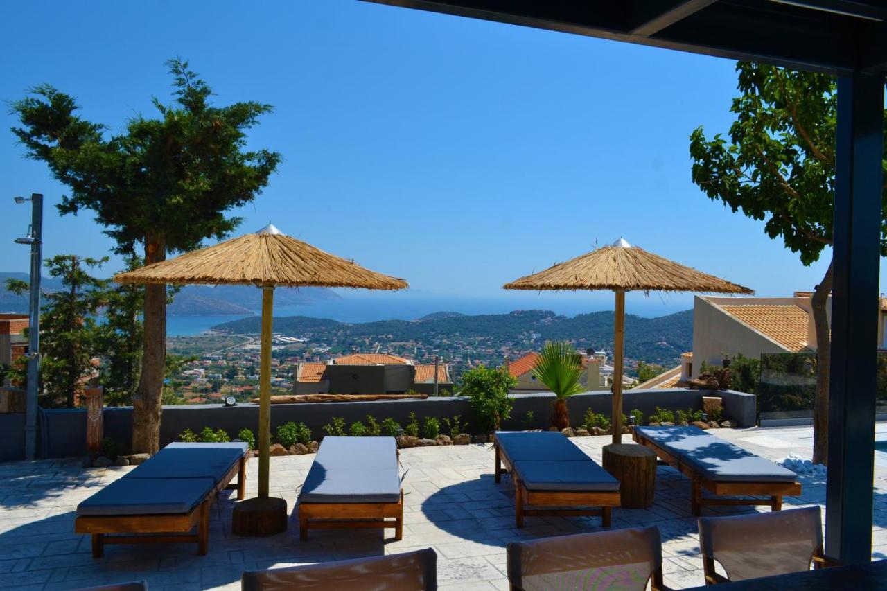 "Stergiou Luxury Apartment 2Nd Floor" Με Κοινη Πισινα Saronida Ngoại thất bức ảnh