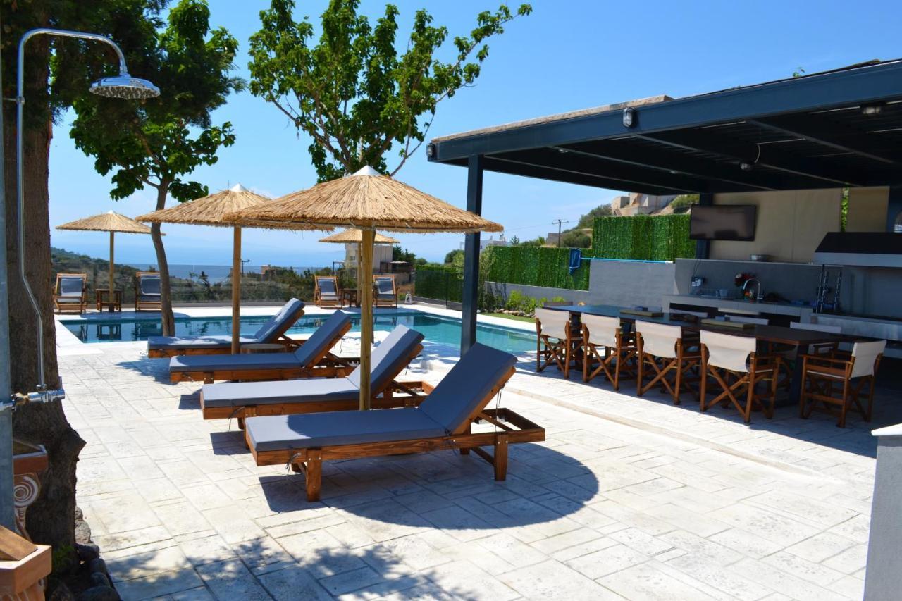 "Stergiou Luxury Apartment 2Nd Floor" Με Κοινη Πισινα Saronida Ngoại thất bức ảnh
