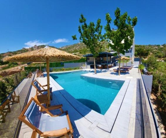 "Stergiou Luxury Apartment 2Nd Floor" Με Κοινη Πισινα Saronida Ngoại thất bức ảnh
